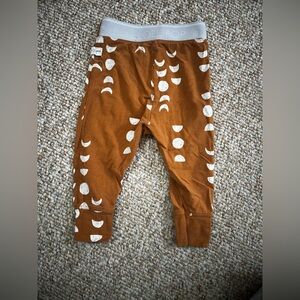 Brown moon loulou lollipop pants 3-6m
